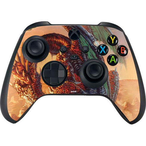 Bravery Misplaced Dragon and Knight by Ed Beard Jr Xbox Series X Skins